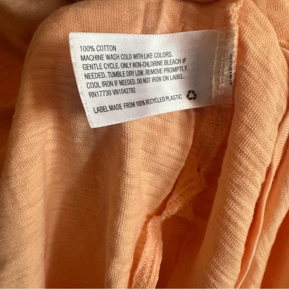 Universal Thread | Women's Cotton Ruffle Tank Dress Coral Size 2X - Picture 11 of 12